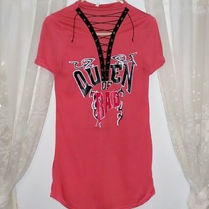 "Queen Of Rad" Long T